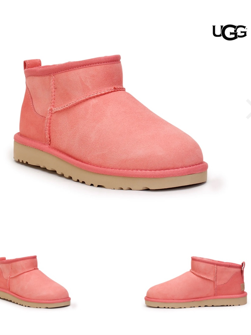 UGG Classic Ultra Mini Boot Pink Blossom size 9